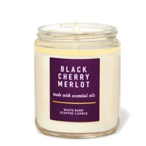 BLACK CHERRY MERLOT SINGLE WICK CANDLE